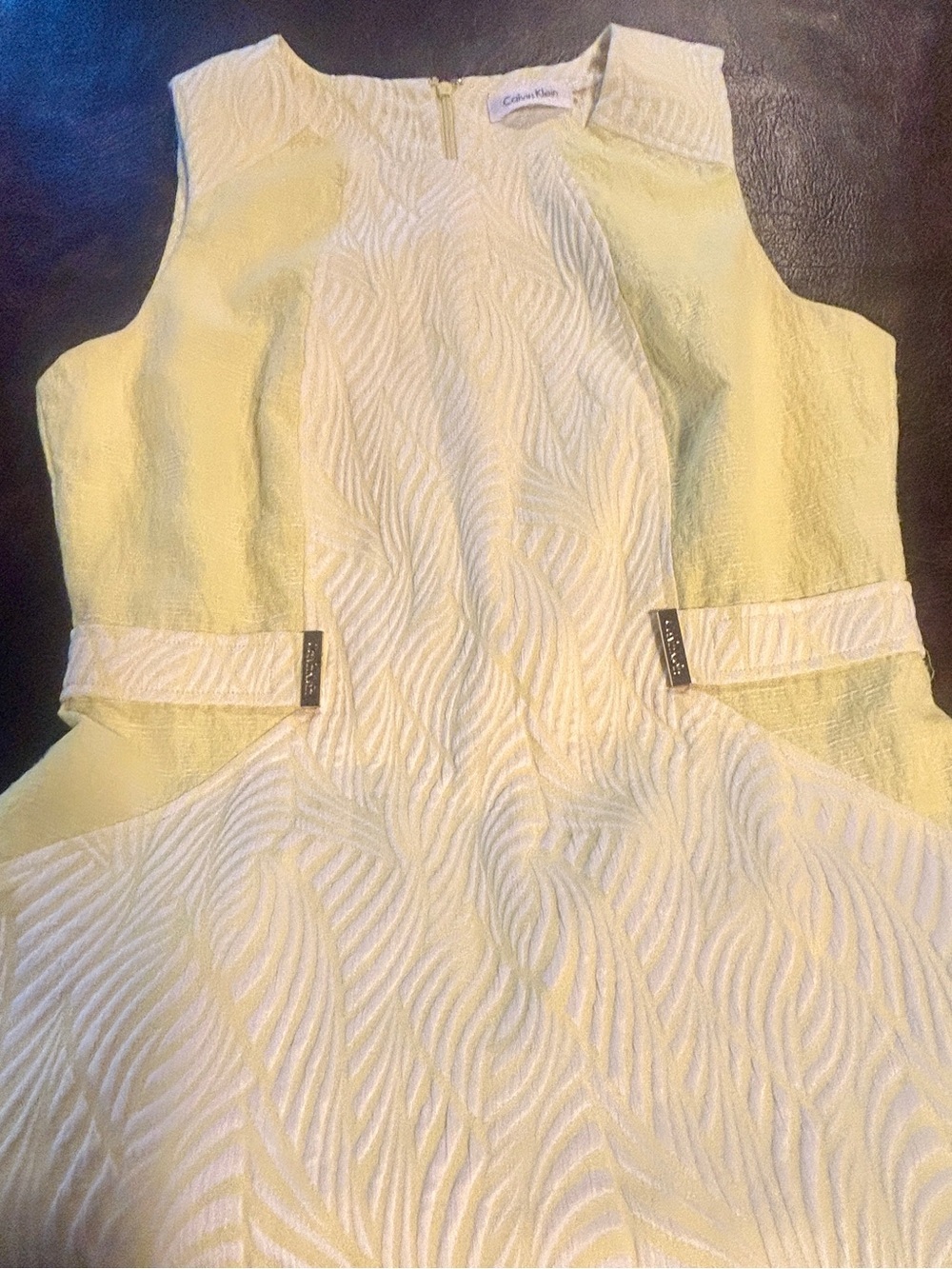 Calvin Klein textured sleeveless sheath dress Size 8 - Picture 10 of 12